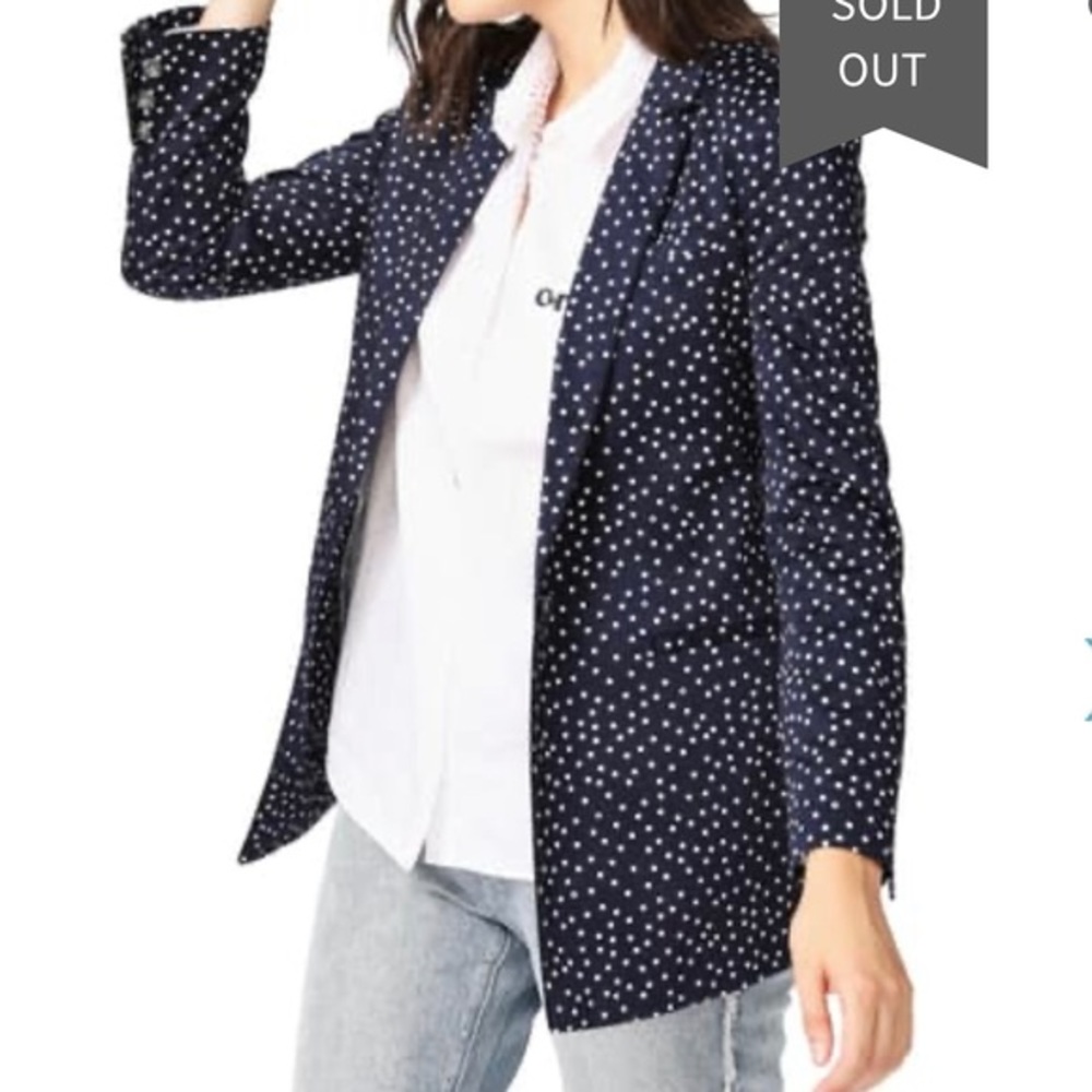 COURT AND ROWE Scatter Dot Blazer